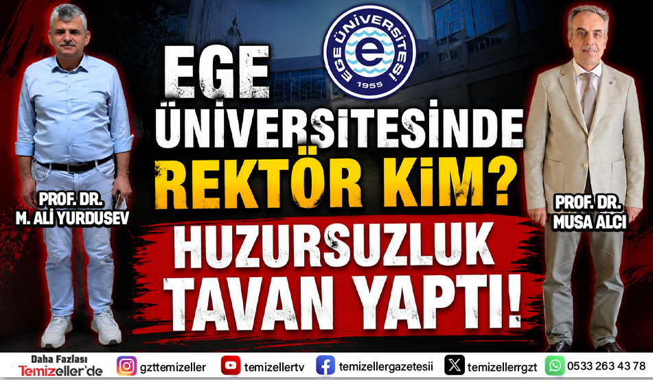 Ege Üni̇versi̇tesi̇'nde İki̇z Rektör Kri̇zi̇! 2