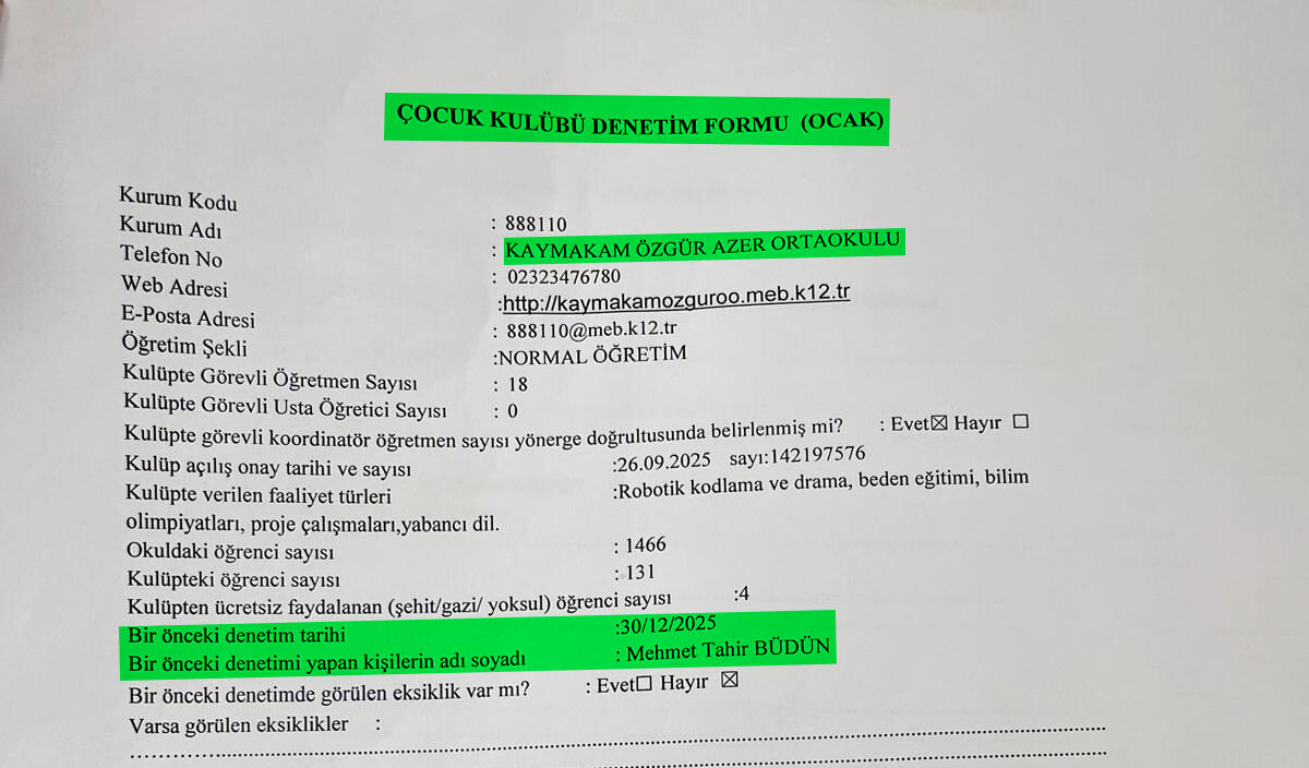Bayrakli İlçe Mi̇lli̇ Eği̇ti̇m’de Akillara Durgunluk Veren Dosya! 1