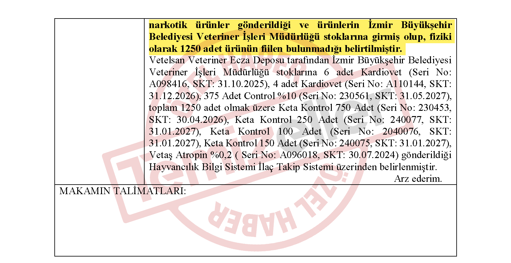 İbb Narkotik Ürün Bilgi Notu (1)......... Sayfa 2
