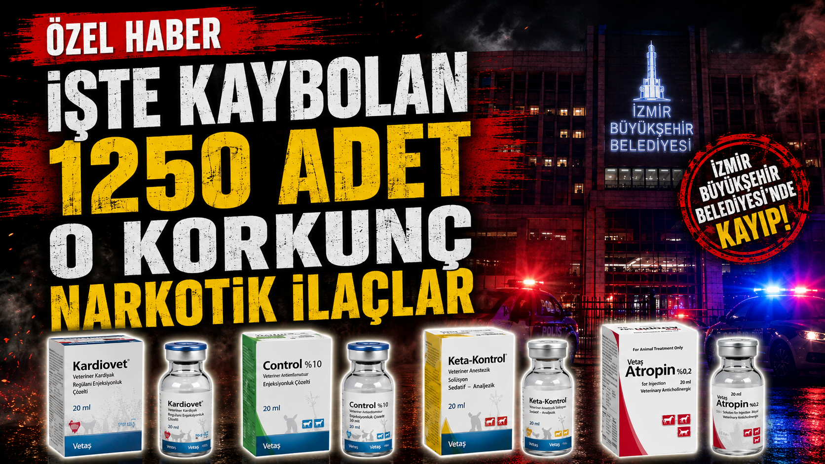 İzmi̇r Büyükşehi̇r Beledi̇yesi̇'nde Narkoti̇k İlaç Skandali! 223